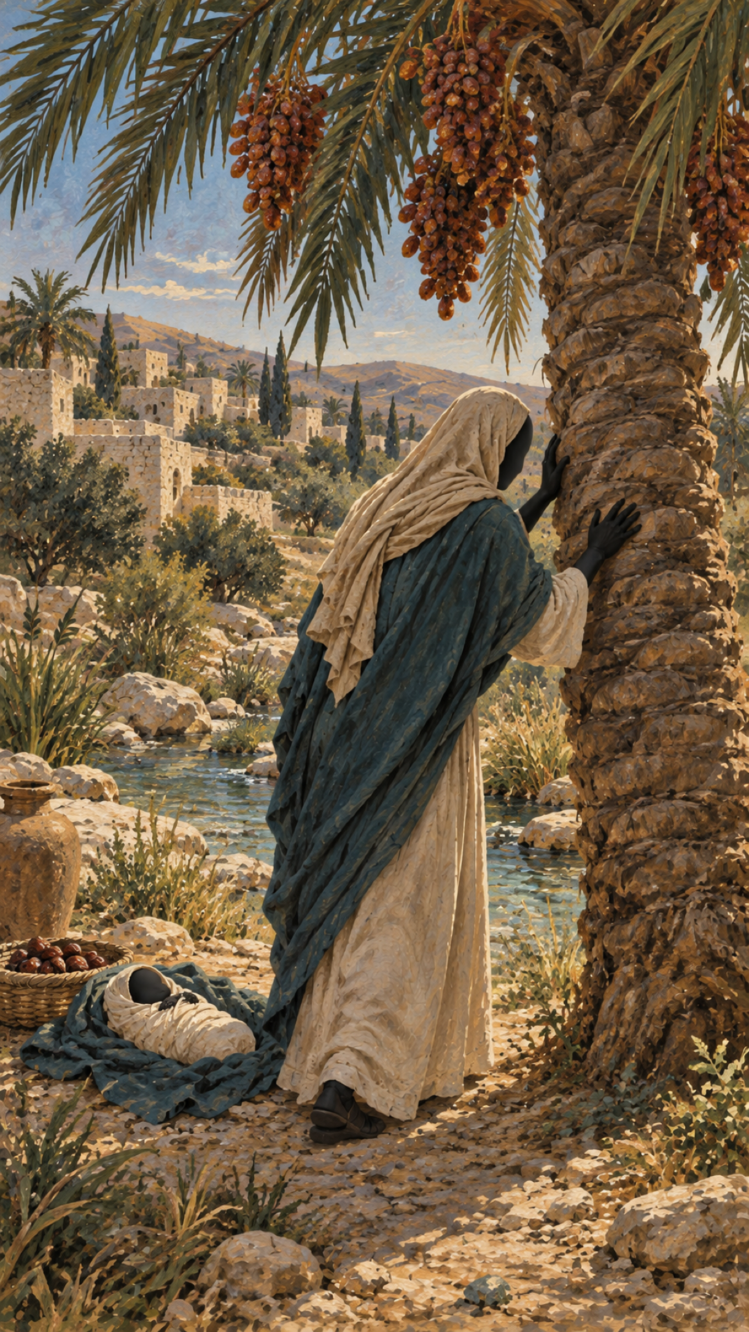 جِذْعُ النَّخْلَةِ وَشَهَادَةُ الصَّبِيِّ